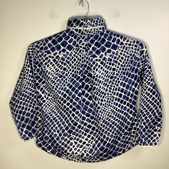The‎ Bubble Womens Poncho Lefty 1/2 Zip Pullover Jacket Blue Size Medium NWT - Picture 2 of 11
